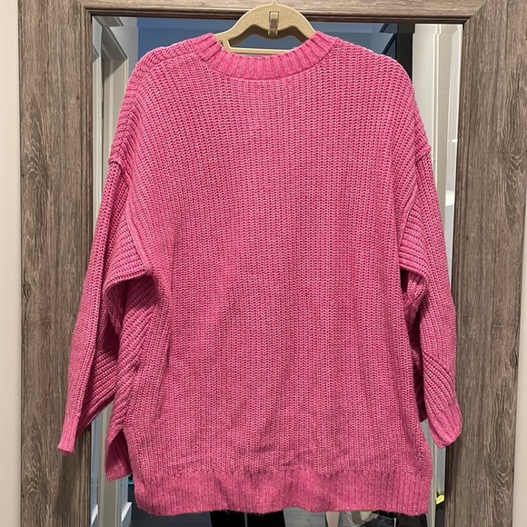 NWT American Eagle Pink Cozy Sweater - Picture 5 of 5